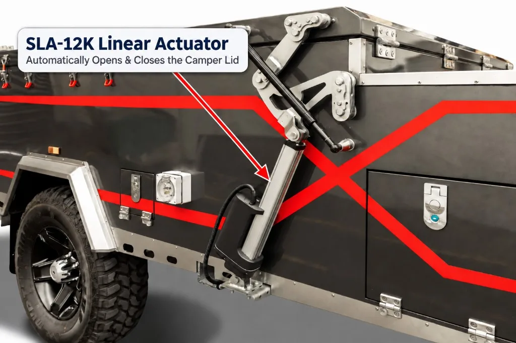 SLA-12K Linear Actuator for Automatic Camper Trailer Lids