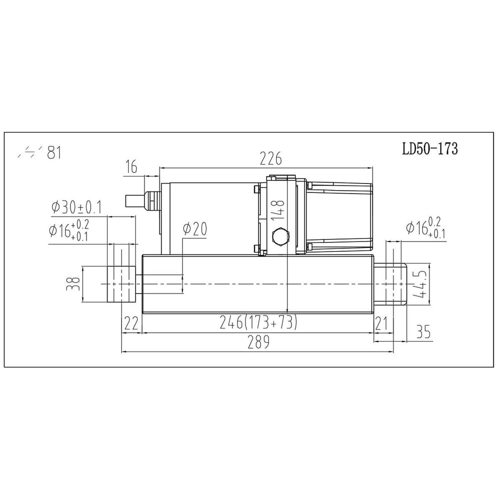 Outboard Hydraulic Warper LD50-173 thumbnail 2