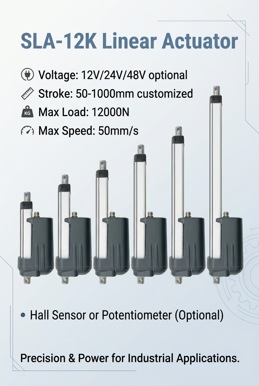 SLA-12K linear actuator 12000n heavy duty dc actuator