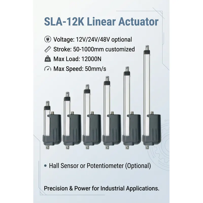 SLA-12K linear actuator 12000n heavy duty dc actuator