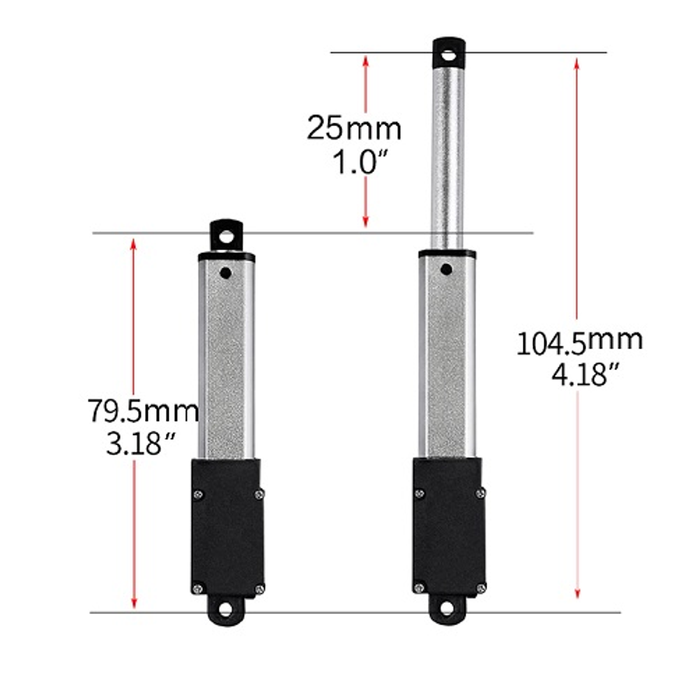 SLA-T01 25mm stroke linear actuator