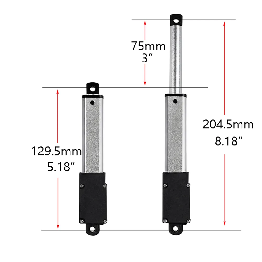 SLA-T01 75mm stroke linear actuator