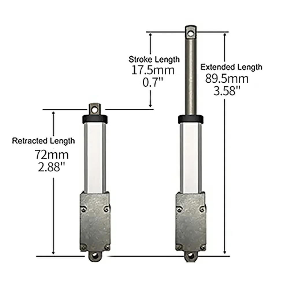 SLA-T01-M 17.5mm stroke linear actuator