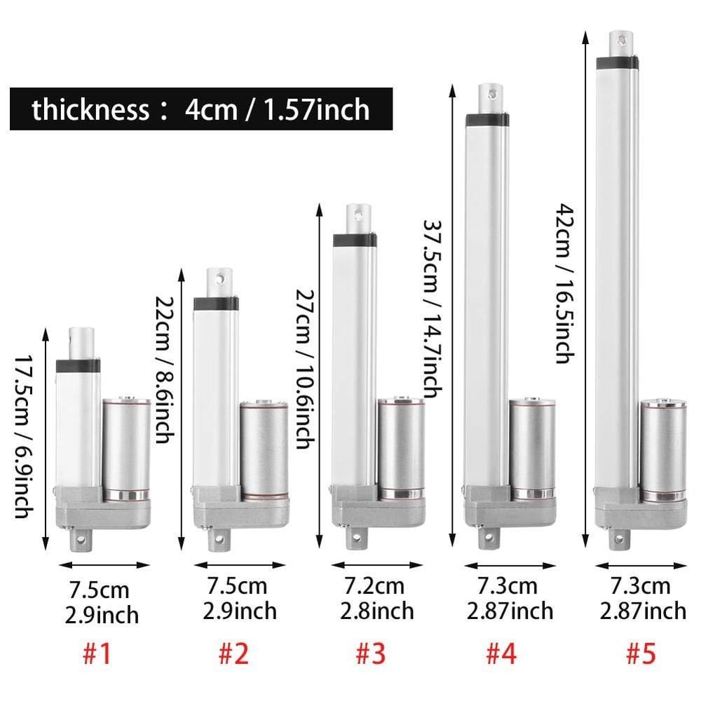 SLA02 1500N linear actuator thumbnail 4