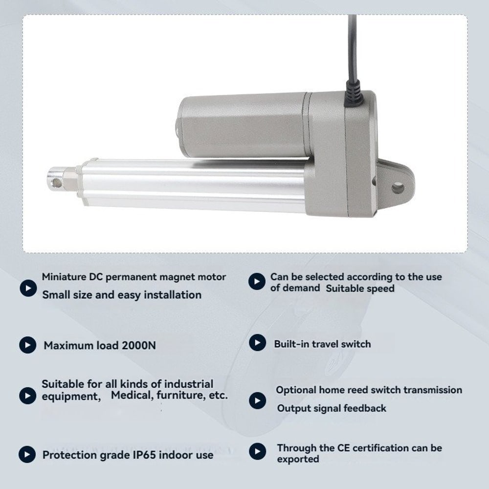 SLA022 2000N low noise linear actuator thumbnail 3