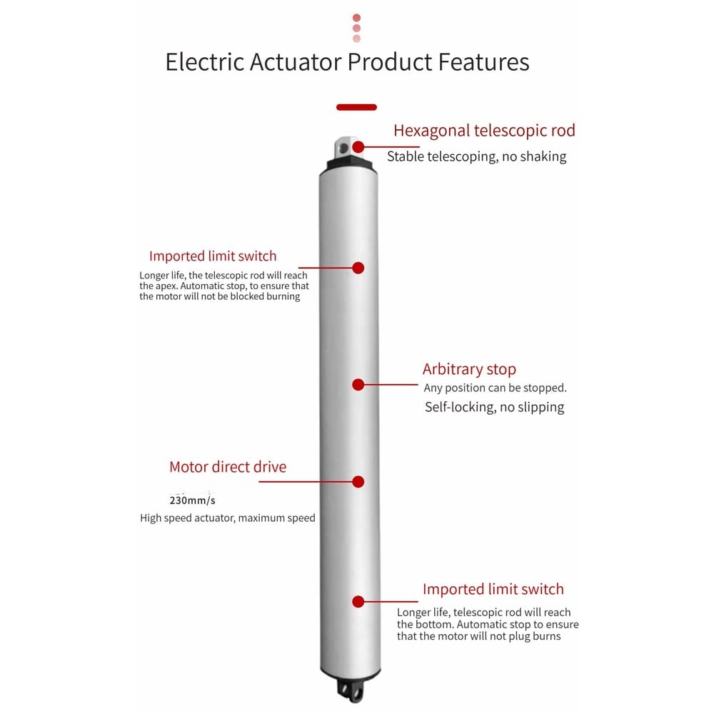 SLA04 200N linear actuator thumbnail 3