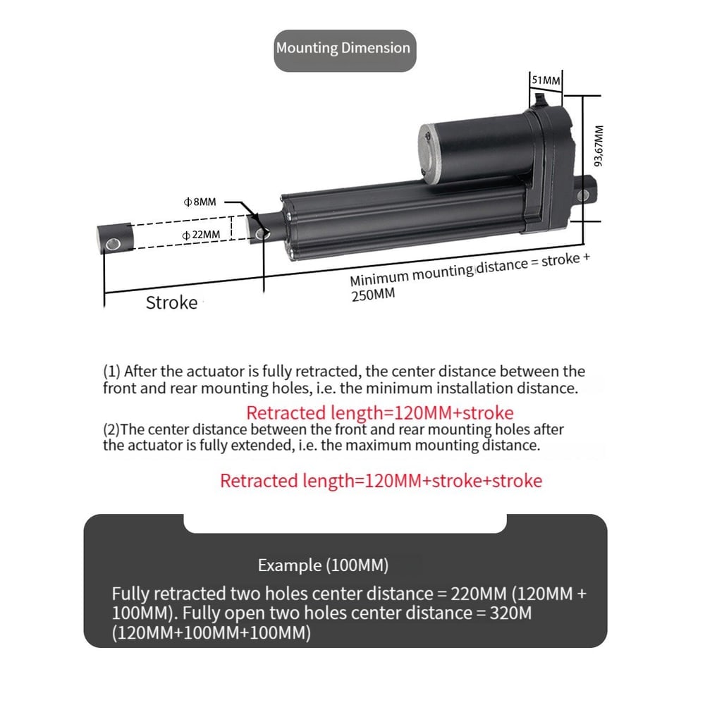 SLA06S 3500N linear actuator thumbnail 3